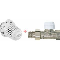 Honeywell Zestaw RTL do ogrzewania podłogowego prosty 1/2" T6102DUB15