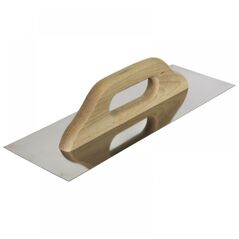 Dedra Paca nierdzewna gładka 580x130mm uchwyt drewno bukowe - 15B003