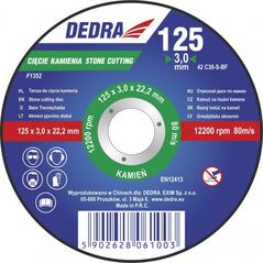 Dedra Tarcza 230x3,2x22,2mm do cięcia kamienia - F1355