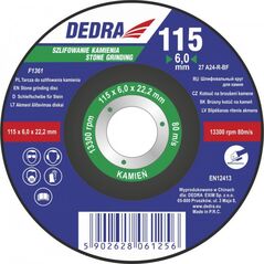 Dedra Tarcza 125x6,0x22.2mm do szlifowania kamienia - F1362