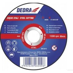 Dedra Tarcza do cięcia stali Typ 41 125x3,2x22,2mm F13024