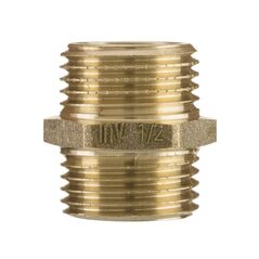 Invena Nypel mosiężny 3/8" - ZM-03-010