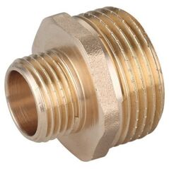 Invena Nypel mosiężny redukcyjny 1/2x3/4" - ZM-07-153
