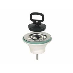 Spust z sitkiem i korkiem 5/4" chrom (DSP.KOR 1.1)