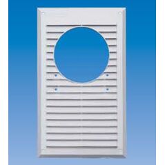 Maxpol Kratka do pochłaniacza 175x295mm fi120mm biała - 118