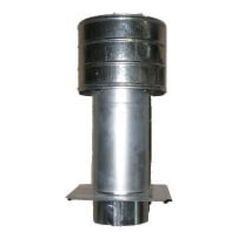 Deflektor z płytą 130mm ocynkowany