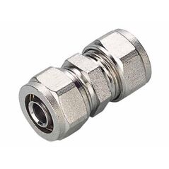 Złączka 20x20 podwójna PEX-ALU-PEX chrom