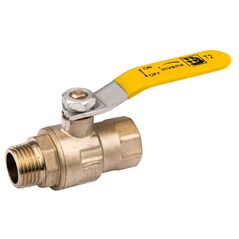 Invena Kurek gazowy gwint wewnętrzny/zewnętrzny 1/2" - GZ-30-015