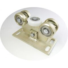Zabi Wózek wahliwy bez regulacji 5 rolek metal do profili 80x80mm ścianka 5mm W-5M-80