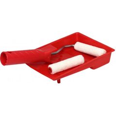 Pro-Line Zestaw malarski Mini wałek Welur 10cm 2szt. + kuweta (41249)