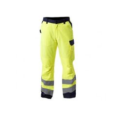 Lahti Pro Spodnie ostrzegawcze do pasa Premium żółte XXXL (L4100606)