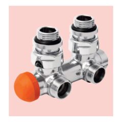 Herz Zawór H3000-TS-2R kątowy biały (S369144)