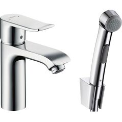 Bateria bidetowa Hansgrohe Metris stojąca chrom (31285000)