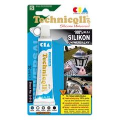 Technicqll Silikon uniwersalny czarny blister 20ml (S058)