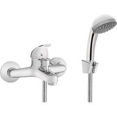 Bateria wannowa Invena Modena ścienne chrom (BW-11-FOS)