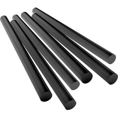 Wkłady klejowe Dedra 11 mm x 200 mm czarne 6 szt. DED7568