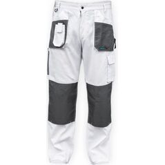 Dedra Spodnie ochronne białe rozmiar XL (BH4SP-XL)