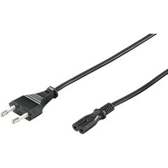 Kabel zasilający Goobay Kabel zasilający EURO radiowy CEE 7/16 - IEC 320 C7 1,5m (50084)