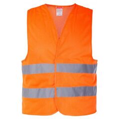 Lahti Pro Kamizelka siatkowa z paskami odblaskowymi pomarańczowa L (L4130603)