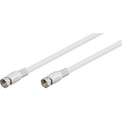 Kabel Goobay Antenowy 5m biały (50739)