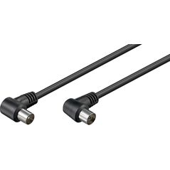 Kabel Goobay Antenowy 1.5m czarny (11525)