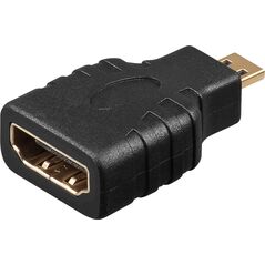 Adapter AV Goobay HDMI Micro - HDMI czarny (68842)