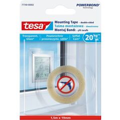 Tesa Taśma montażowa przezroczysta 19mm x 1,5m (H7774002)