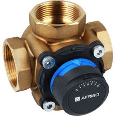 Afriso 4-drogowy obrotowy zawór mieszający ARV 486 ProClick, DN40, Rp1 1/2", Kvs 25 (1348610)