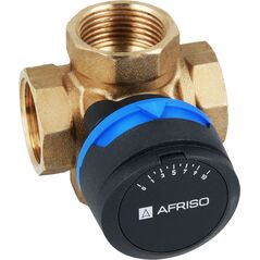Afriso 4-drogowy obrotowy zawór mieszający ARV 484 ProClick, DN25, Rp1", Kvs (101348410)
