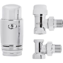 Invena Zestaw termostatyczny kątowy chrom 1/2" (CD-79-K15)