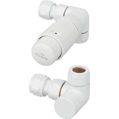 Invena Zestaw termostatyczny OSIOWY 1/2" biały (CD-25-B15)