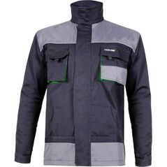 Lahti Pro Bluza robocza bawełniana czarno-zielona rozmiar S (L4040748)