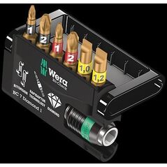 Wera Zestaw Bit-Check 7 Diamond 1 z uchwytem Rapidaptor (05057416001)