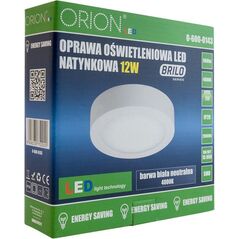 Lampa sufitowa Orion 1x12W LED (O-600-0143)