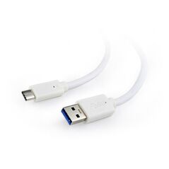 Kabel USB Gembird USB-A - USB-C 3 m Biały (CCP-USB3-AMCM-W-10)