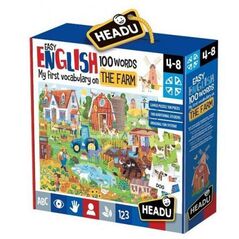 Headu Puzzle do nauki angielskiego, 100 słów - Farma (279574)