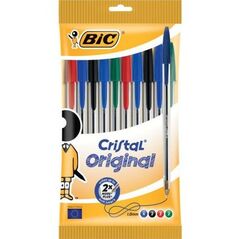 Bic Długopis Cristal Original pounch 10sztuk, mix