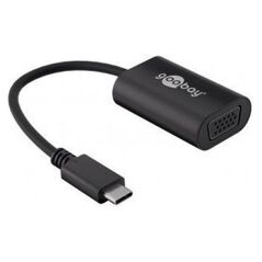 Adapter USB Goobay USB-C - VGA Czarny  (38531)