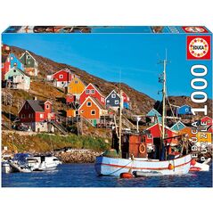 Educa Puzzle Nordic houses 1000 elementów