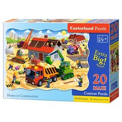 Castorland Puzzle House in Construction 20 maxi elementów