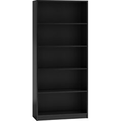 Topeshop Regał 80cm półka szafka książki segregatory czarny