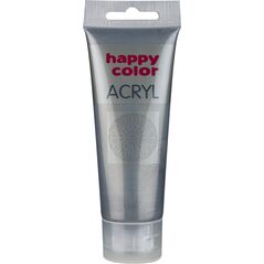 Happy Color Farba akrylowa 75ml czarne srebro (7370 0075-819)