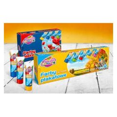 Otocki Farby plakatowe 6 kolorów w tubie 35ml.Otocki % BPZ