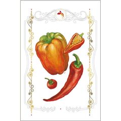 DA VINCI Karnet papryki DaVinci 12x18 cm + koperta (B-BD 502 062)