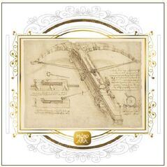 DA VINCI Karnet Kusza DaVinci 16x16 cm + koperta (B-2W 515 006)