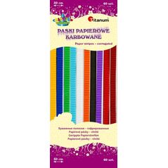 Titanum Karbowane paski papierowe 30cm 60szt.