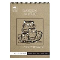Happy Color Szkicownik A5 60k biały