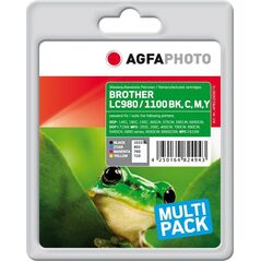 Tusz AgfaPhoto Tusz AGFI980VE / LC980 , LC1100 (Black Cyan Magenta Yellow)