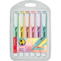 Stabilo Zakreślacz SwingCool etui 6 kolorów Pastel STABILO
