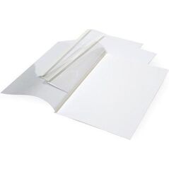 Staples Okładki do termobindowania prestige 30mm biały 30/p